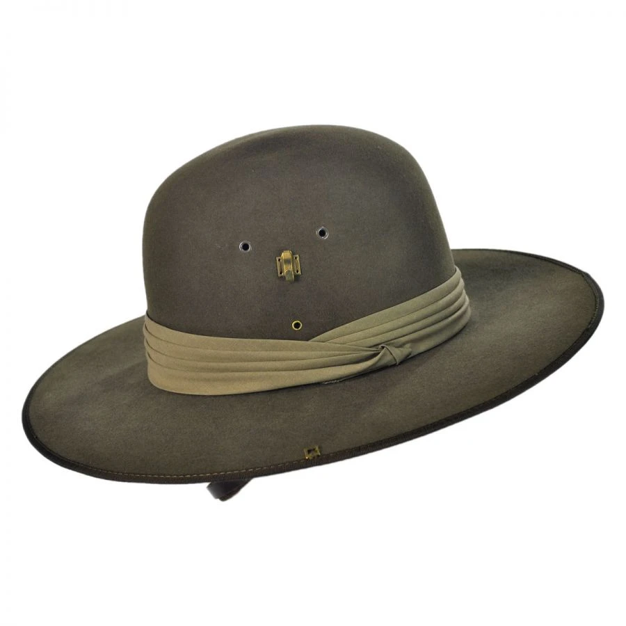 Akubra Aussie Slouch Open Crown Fur Felt Hat 5 Akubra Aussie Slouch Open Crown Fur Felt Hat - Image 3