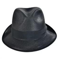 Stetson Latte Florentine Milan Straw Fedora Hat