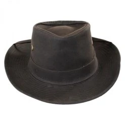 Hills Hats Of New Zealand The McKenzie Waxed Cotton Outback Hat