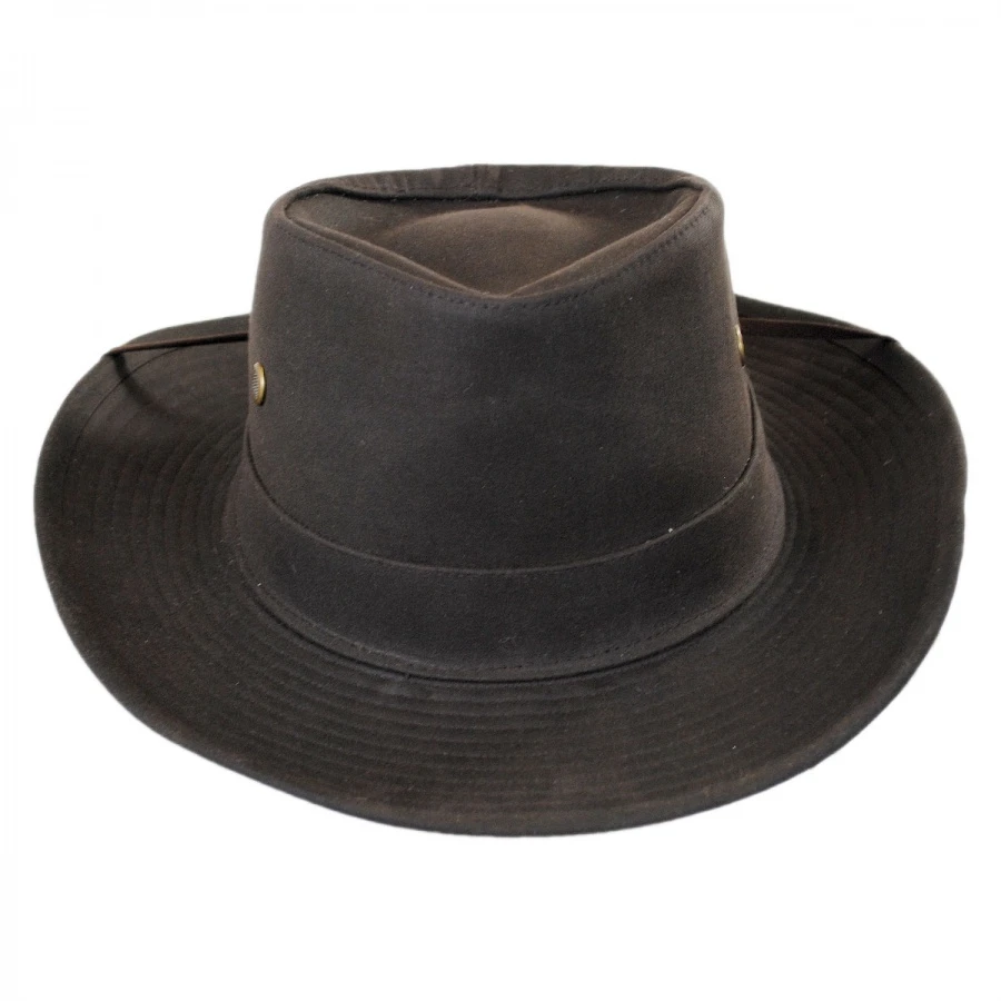 Hills Hats Of New Zealand The McKenzie Waxed Cotton Outback Hat 3 Hills Hats Of New Zealand The McKenzie Waxed Cotton Outback Hat