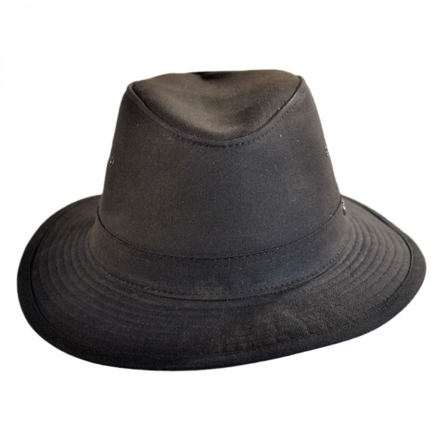 Hills Hats Of New Zealand The Milford Wax Cotton Fedora Hat 3 Hills Hats Of New Zealand The Milford Wax Cotton Fedora Hat