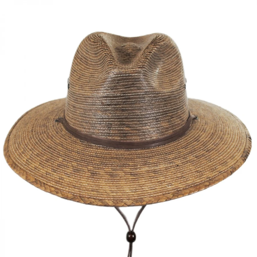 Stetson Rustic Palm Leaf Straw Hat 2 Stetson Rustic Palm Leaf Straw Hat