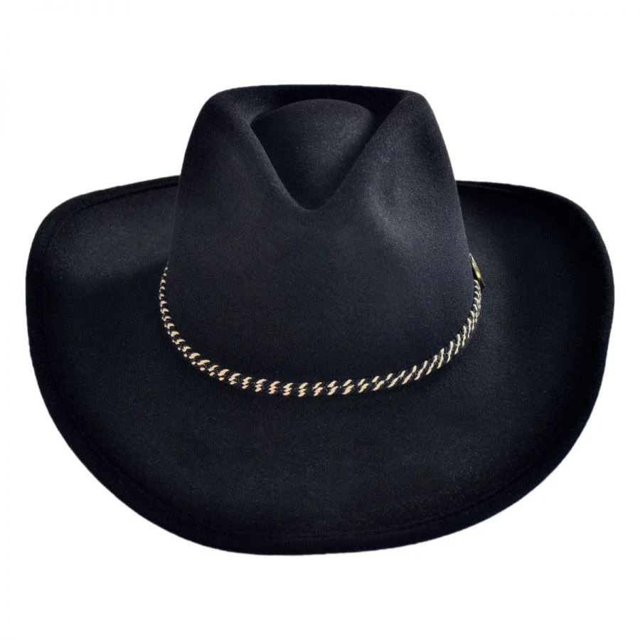 Stetson Rawhide Buffalo Fur Felt Western Hat 3 Stetson Rawhide Buffalo Fur Felt Western Hat