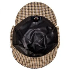 Jaxon Hats Sherlock Holmes Houndstooth Wool Blend Hat 7 Jaxon Hats Sherlock Holmes Houndstooth Wool Blend Hat -Brixton Hats shop 123980