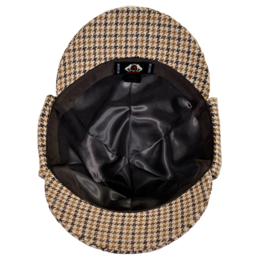 Jaxon Hats Sherlock Holmes Houndstooth Wool Blend Hat 5 Jaxon Hats Sherlock Holmes Houndstooth Wool Blend Hat - Image 3