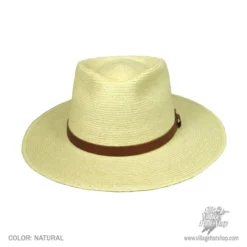 Sunbody Hats Teardrop Guatemalan Palm Leaf Straw Fedora Hat -Brixton Hats shop 12620