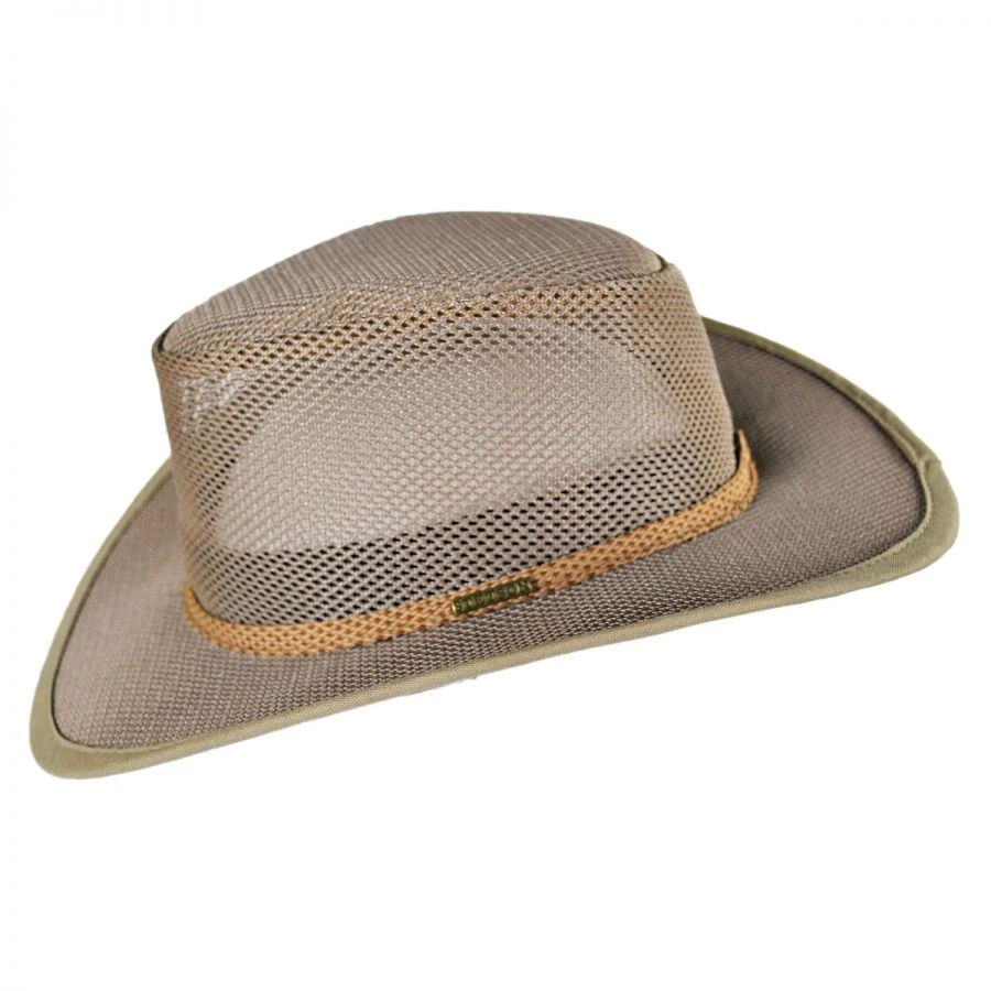 Stetson Mesh Covered Soaker Safari Hat 4 Stetson Mesh Covered Soaker Safari Hat - Image 2
