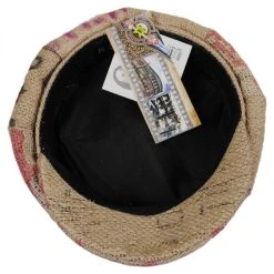 Hills Hats Of New Zealand Havana Coffee Works Jute Baker Boy Hat 7 Hills Hats Of New Zealand Havana Coffee Works Jute Baker Boy Hat -Brixton Hats shop 131372
