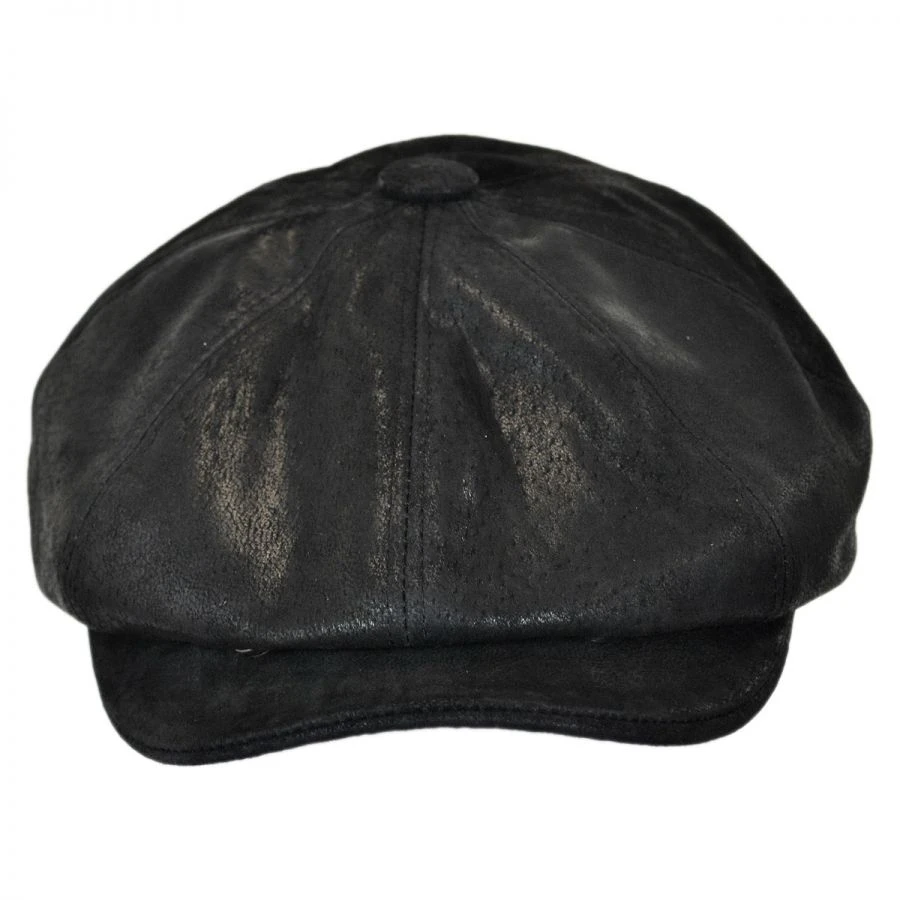 Stetson Rustic Leather Newsboy Cap 3 Stetson Rustic Leather Newsboy Cap