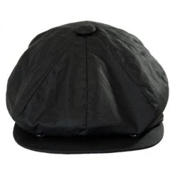 Jaxon Hats Waxed Cotton Newsboy Cap