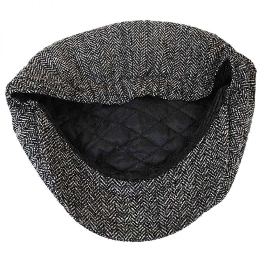 Jaxon Hats Kids' Herringbone Wool Blend Newsboy Cap 5 Jaxon Hats Kids' Herringbone Wool Blend Newsboy Cap - Image 3