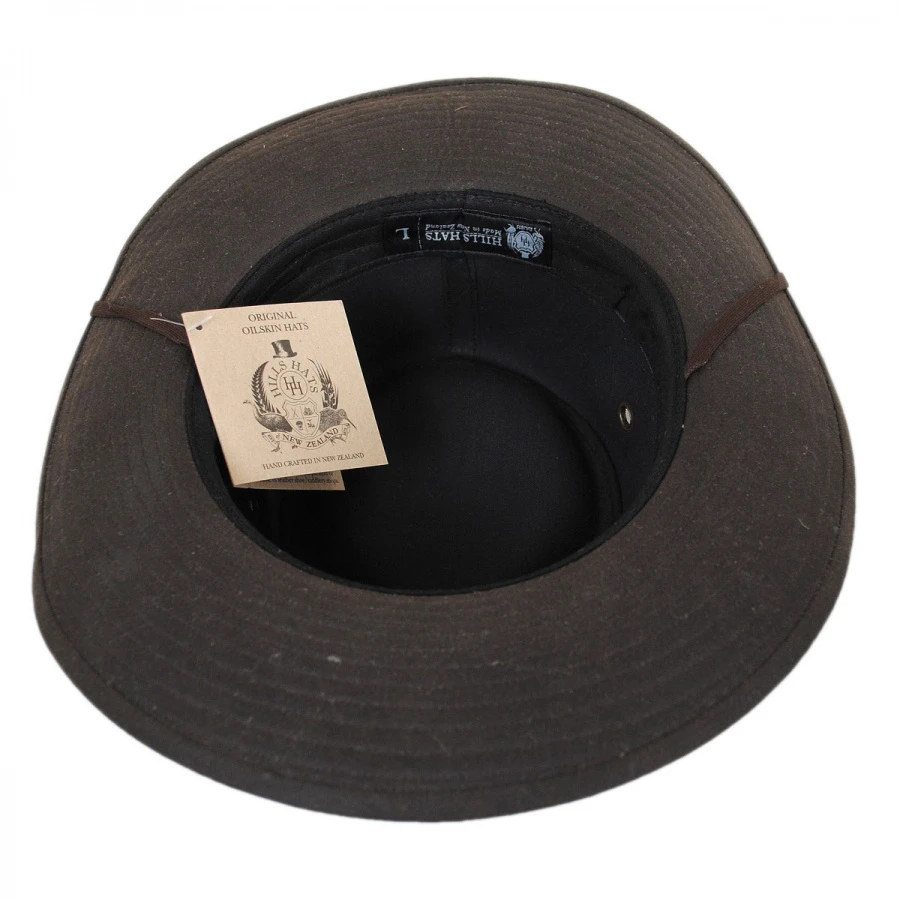 Hills Hats Of New Zealand The McKenzie Waxed Cotton Outback Hat 5 Hills Hats Of New Zealand The McKenzie Waxed Cotton Outback Hat - Image 3