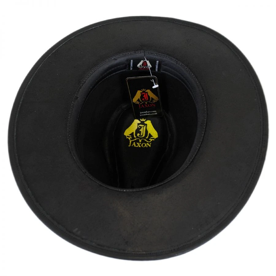 Jaxon Hats Buffalo Leather Western Hat 5 Jaxon Hats Buffalo Leather Western Hat - Image 3