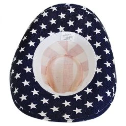 Kenny K USA Flag Toyo Straw Western Hat 7 Kenny K USA Flag Toyo Straw Western Hat -Brixton Hats shop 147580