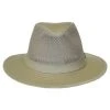 Panama Jack Mesh Crown Cotton Safari Fedora Hat 1 Panama Jack Mesh Crown Cotton Safari Fedora Hat -Brixton Hats shop 148768
