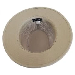 Panama Jack Mesh Crown Cotton Safari Fedora Hat 7 Panama Jack Mesh Crown Cotton Safari Fedora Hat -Brixton Hats shop 148774