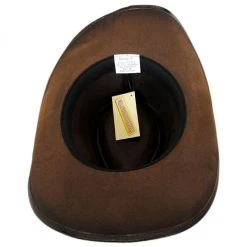 Kenny K Faux Leather Western Hat -Brixton Hats shop 150826