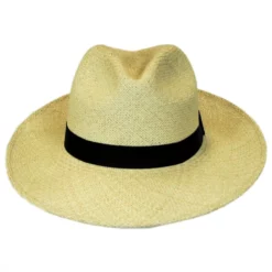 San Francisco Hat Co. Folding Panama Straw Fedora Hat