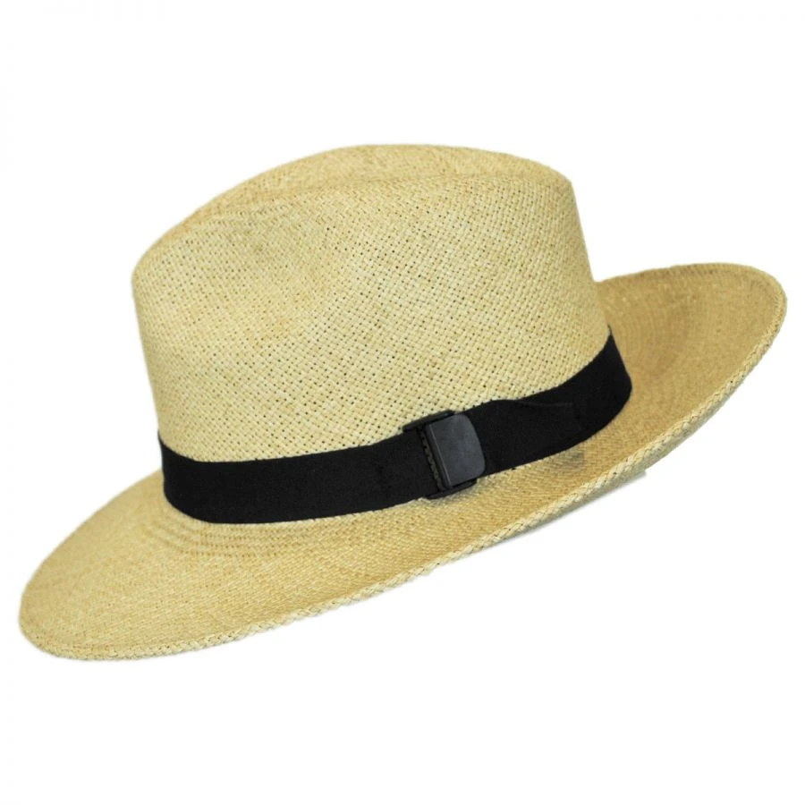San Francisco Hat Co. Folding Panama Straw Fedora Hat 4 San Francisco Hat Co. Folding Panama Straw Fedora Hat - Image 2