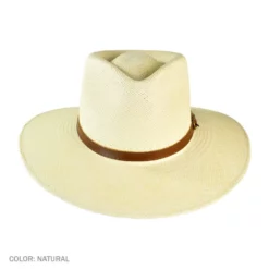 BIGALLI Australian Excursion Grade 3 Panama Straw Fedora Hat