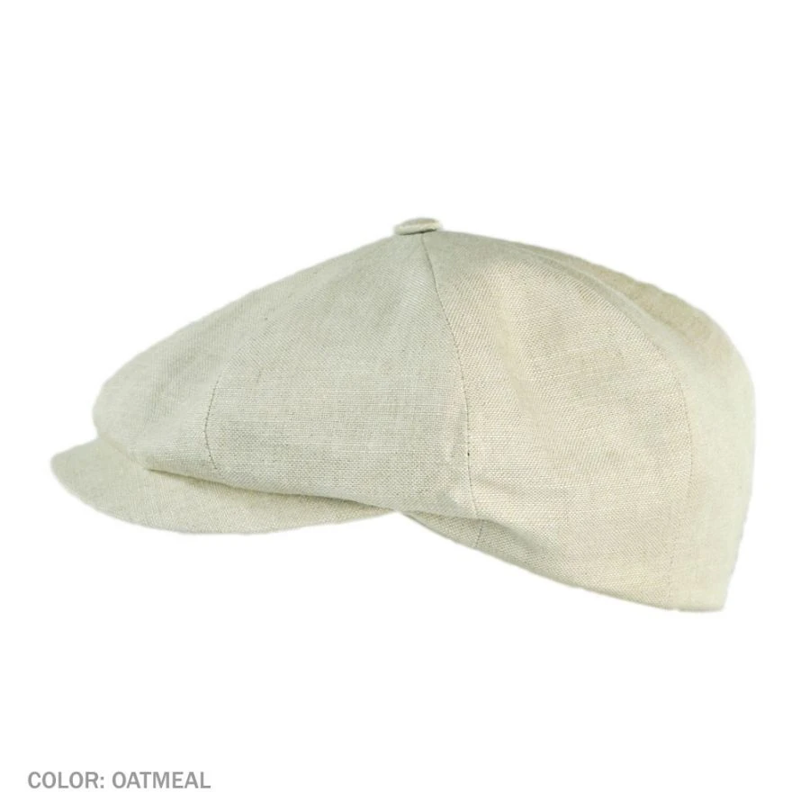 City Sport Caps Linen Newsboy Cap 4 City Sport Caps Linen Newsboy Cap - Image 2