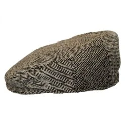Jaxon Hats Kids Herringbone Wool Blend Ivy Cap -Brixton Hats shop 185109