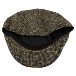 Jaxon Hats Croydon Herringbone Plaid Wool Blend Ivy Cap 7 Jaxon Hats Croydon Herringbone Plaid Wool Blend Ivy Cap -Brixton Hats shop 185828