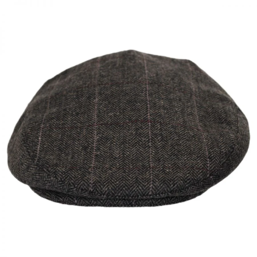 Jaxon Hats Euston Herringbone Plaid Wool Blend Ivy Cap 3 Jaxon Hats Euston Herringbone Plaid Wool Blend Ivy Cap