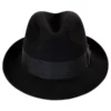 Stefeno Ultimo Beaver Fur Felt Fedora Hat 1 Stefeno Ultimo Beaver Fur Felt Fedora Hat -Brixton Hats shop 187986