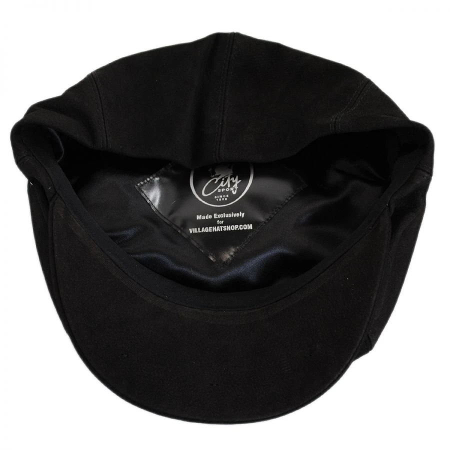City Sport Caps Matte Nappa Leather Newsboy Cap 5 City Sport Caps Matte Nappa Leather Newsboy Cap - Image 3