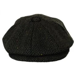 Jaxon Hats Cambridge Herringbone Wool Newsboy Cap