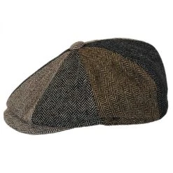 Jaxon Hats Herringbone Patchwork Wool Blend Newsboy Cap 6 Jaxon Hats Herringbone Patchwork Wool Blend Newsboy Cap -Brixton Hats shop 190697