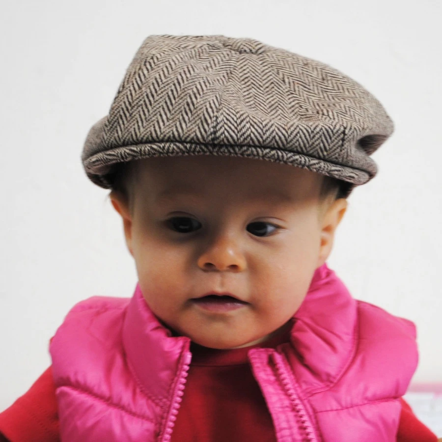 Jaxon Hats Baby Herringbone Wool Blend Newsboy Cap 3 Jaxon Hats Baby Herringbone Wool Blend Newsboy Cap