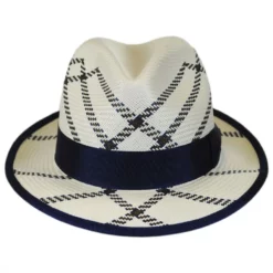 Dobbs Rialto Shantung Straw Trilby Fedora Hat