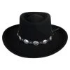 EDDY & BROS Western Wool Felt Gambler Hat -Brixton Hats shop 194198