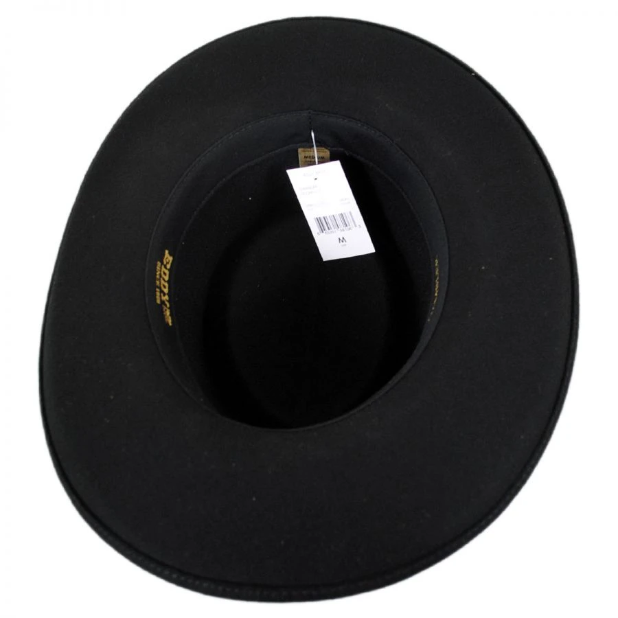 EDDY & BROS Western Wool Felt Gambler Hat 5 EDDY & BROS Western Wool Felt Gambler Hat - Image 3