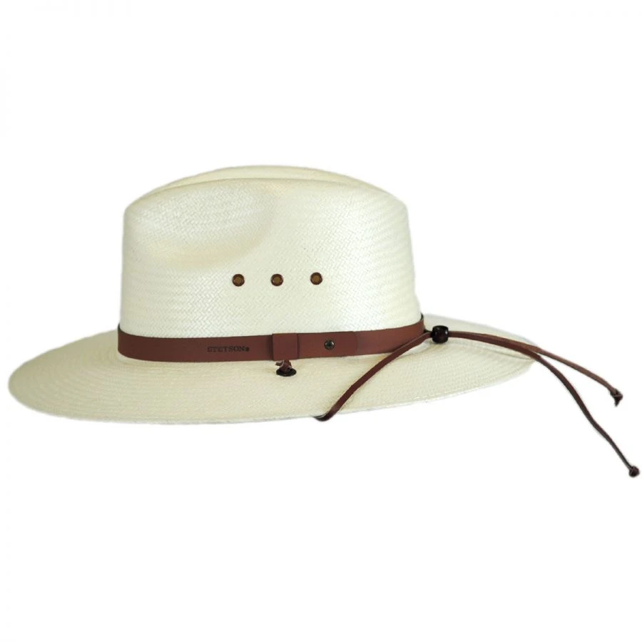 Stetson Los Alamos Toyo Straw Chincord Western Hat 4 Stetson Los Alamos Toyo Straw Chincord Western Hat - Image 2