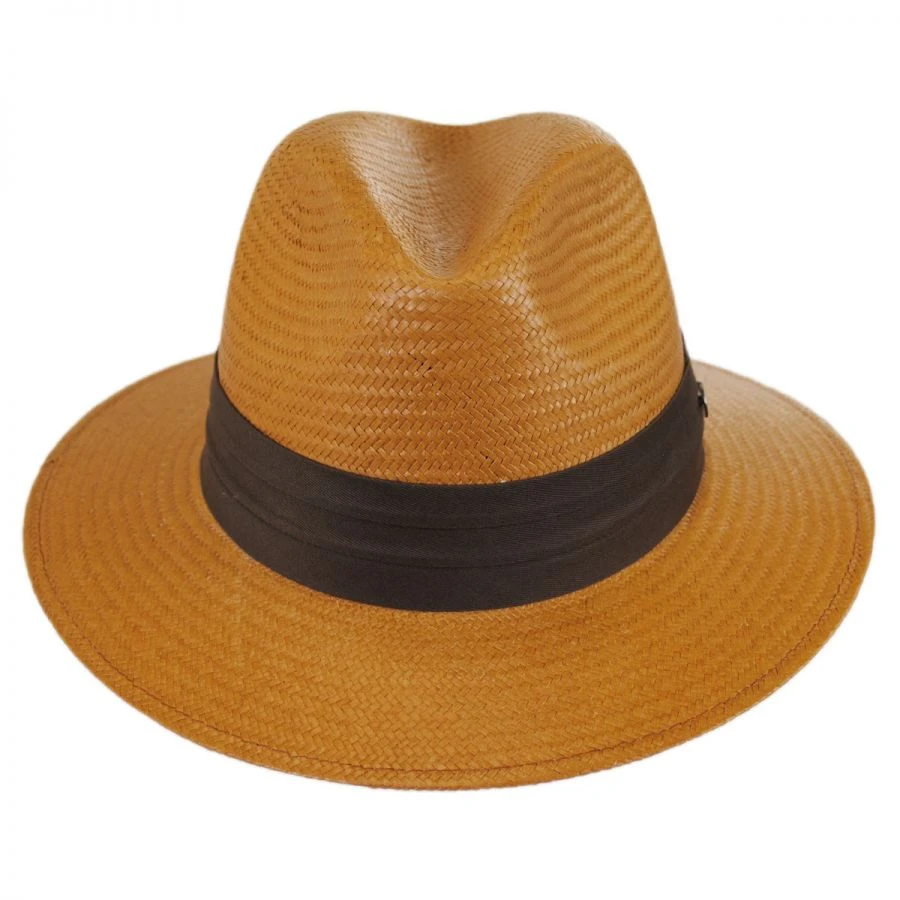 Jaxon Hats Augusta Toyo Straw Safari Fedora Hat 3 Jaxon Hats Augusta Toyo Straw Safari Fedora Hat
