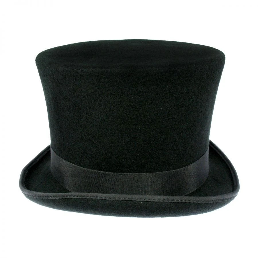 Jaxon Hats Victorian Wool Felt Top Hat 4 Jaxon Hats Victorian Wool Felt Top Hat - Image 2