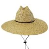 Dorfman Pacific Company Raffia Straw Lifeguard Hat 1 Dorfman Pacific Company Raffia Straw Lifeguard Hat -Brixton Hats shop 200976