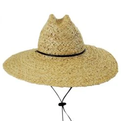 Dorfman Pacific Company Raffia Straw Lifeguard Hat