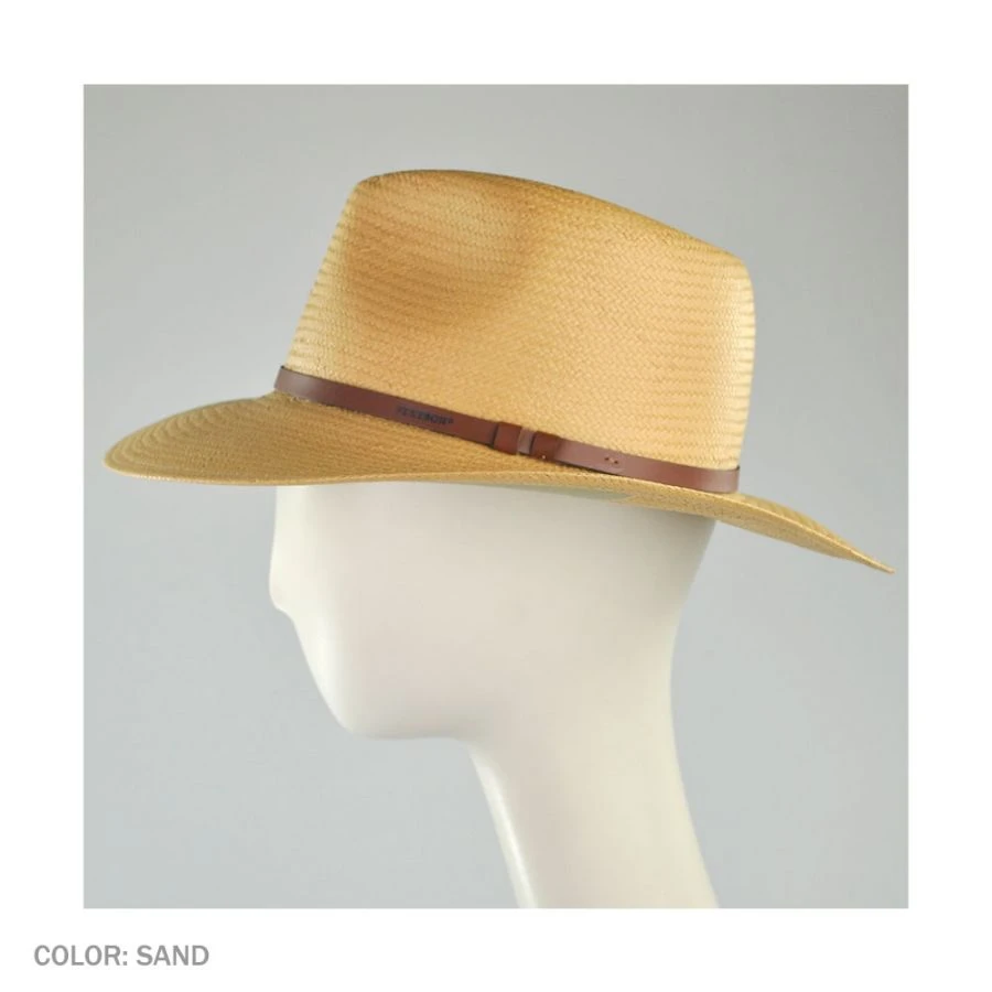 Stetson Limestone Toyo Straw Outback Hat 4 Stetson Limestone Toyo Straw Outback Hat - Image 2