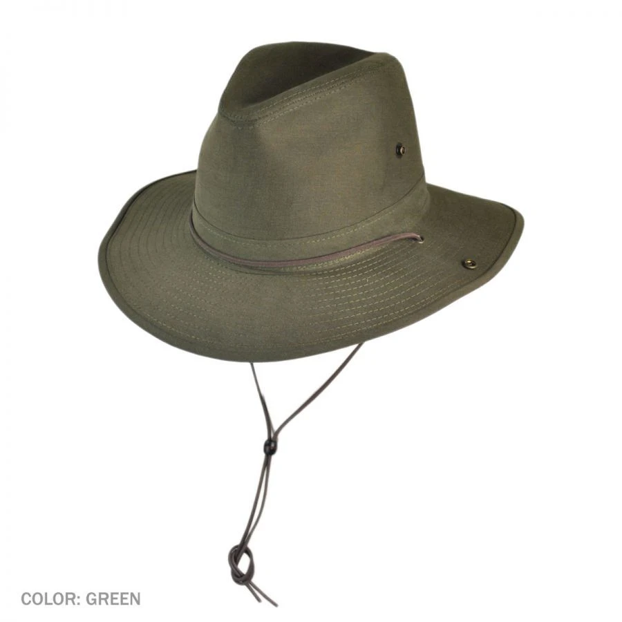 Henschel Cotton Twill Aussie Fedora Hat 3 Henschel Cotton Twill Aussie Fedora Hat