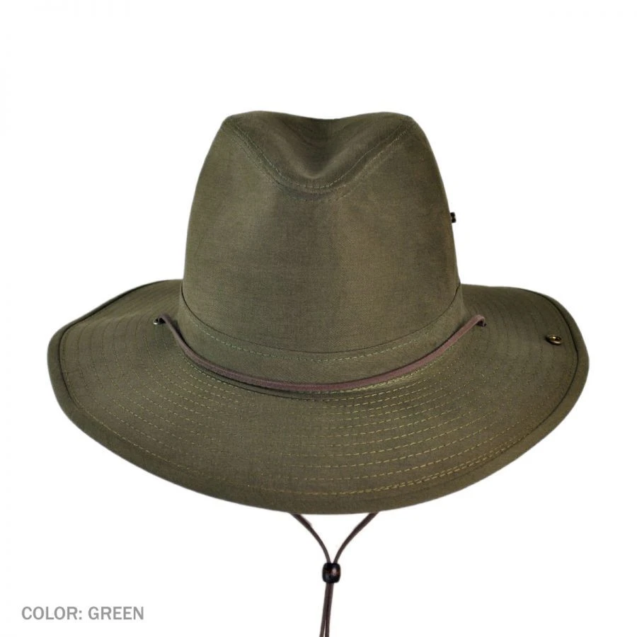Henschel Cotton Twill Aussie Fedora Hat 4 Henschel Cotton Twill Aussie Fedora Hat - Image 2