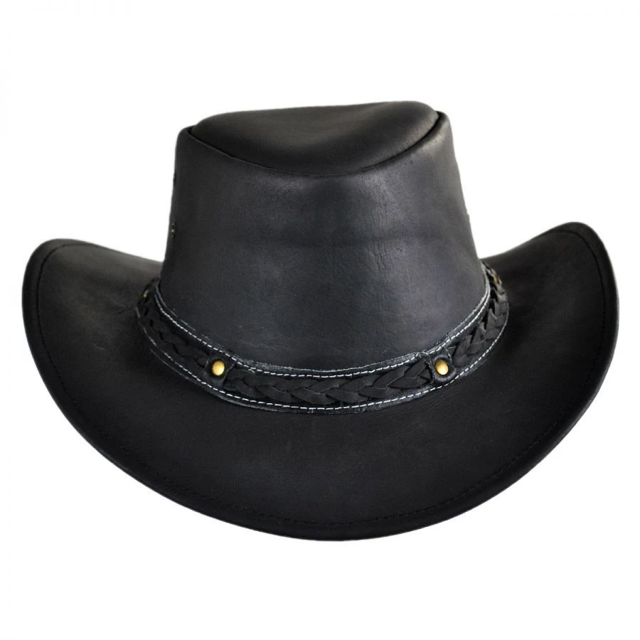 Conner Oiled Leather Outback Hat 3 Conner Oiled Leather Outback Hat