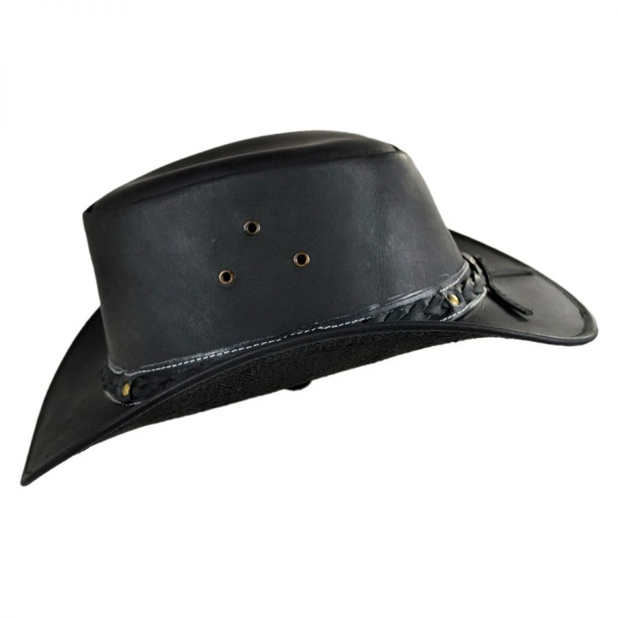 Conner Oiled Leather Outback Hat 4 Conner Oiled Leather Outback Hat - Image 2