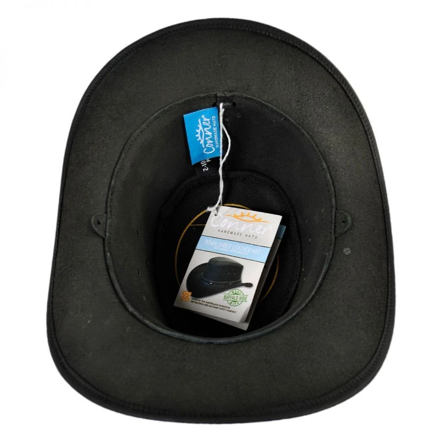 Conner Oiled Leather Outback Hat 5 Conner Oiled Leather Outback Hat - Image 3