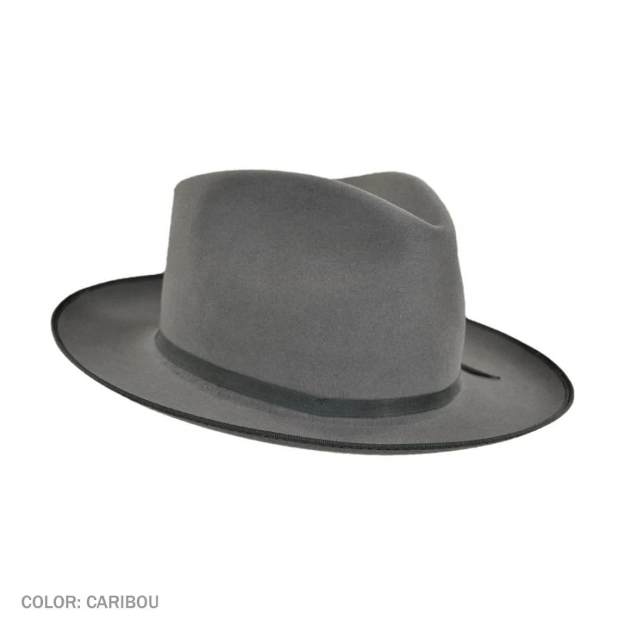 Stetson Stratoliner Fur Felt Fedora Hat 4 Stetson Stratoliner Fur Felt Fedora Hat - Image 2