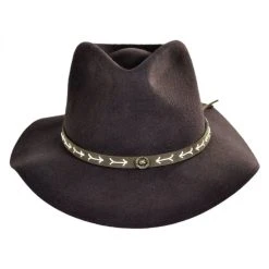 Conner Mt. Warning Arrow Band Wool Felt Outback Hat