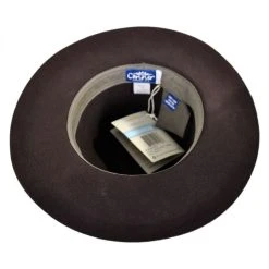 Conner Mt. Warning Arrow Band Wool Felt Outback Hat -Brixton Hats shop 227582